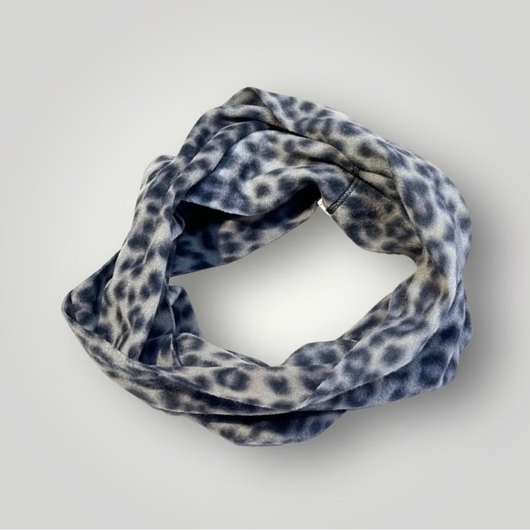 Lot/3 Fuzzy Soft Print/Solid Infinity Scarves Scarf - Picture 3 of 16